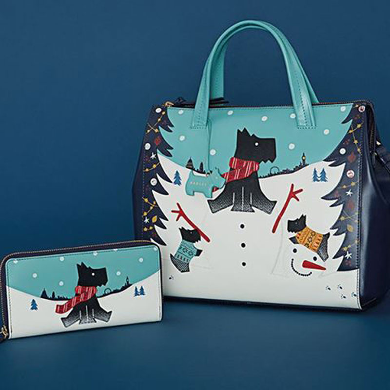 Rachael Saunders' Christmas designs for Radley bags - The Artworks