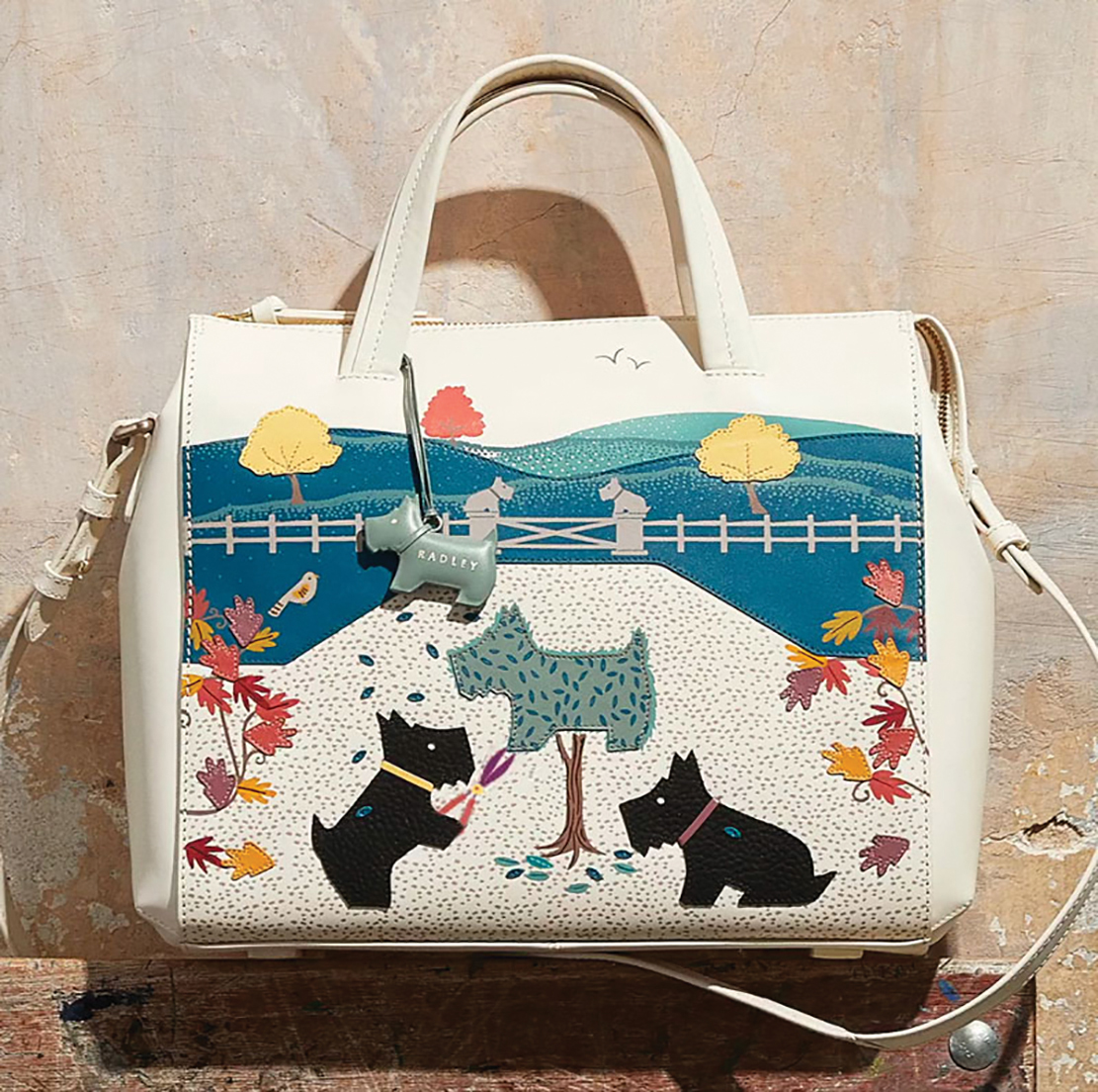 Rachael Saunders designs Radley's latest edition picture bag, Dog of ...