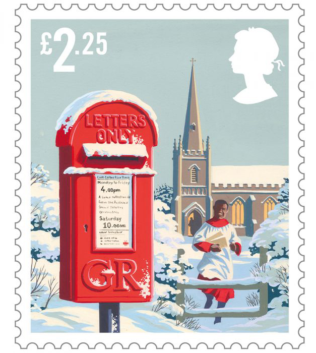 Royal Mail commissions Andrew Davidson to design six seasonal ChristmasÂ stampsÂ 