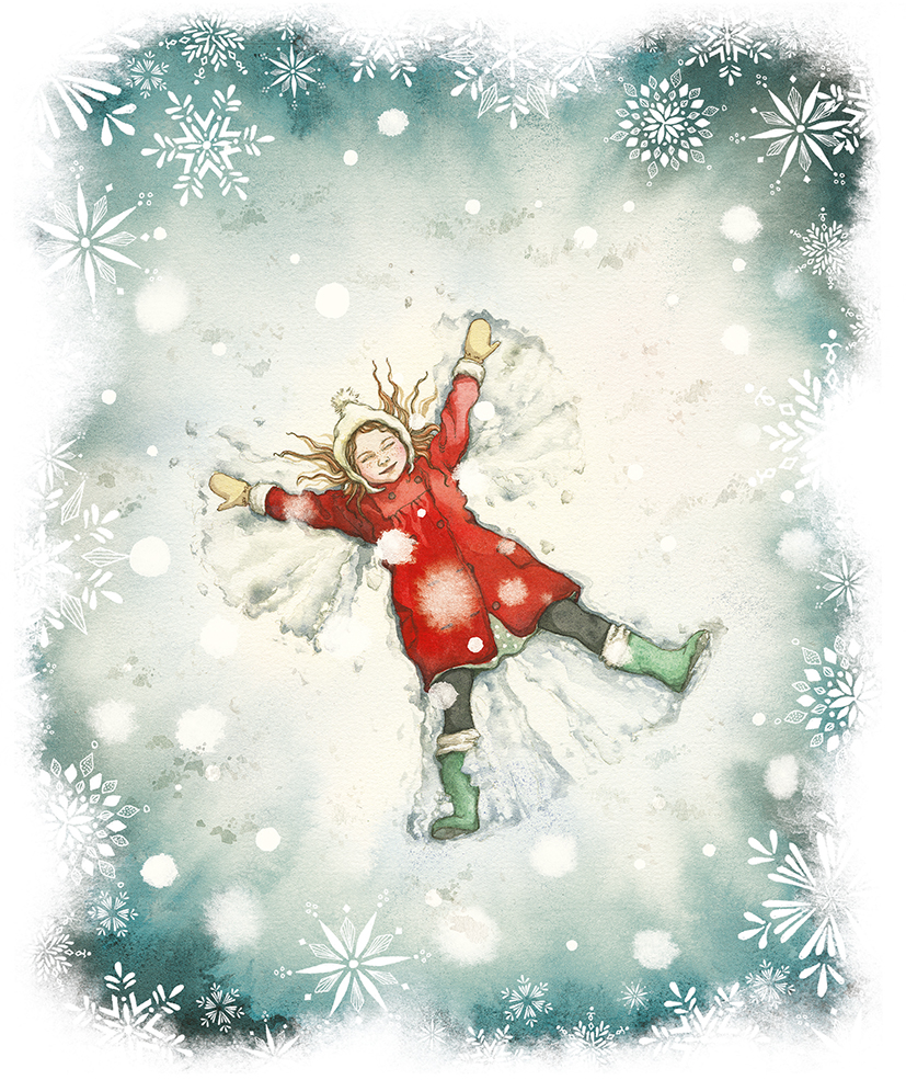Daniela Terrazzini illustrates Where Snow Angels Go; Maggie O'Farrell's